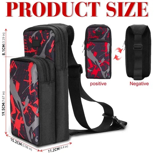 Vista 4 de INFURIDER Portable Travel Carrying Case for Nintendo Switch, Durable Shoulder Storage Bag Fashion Backpack for SwitchSwitch Lite Console Accessories