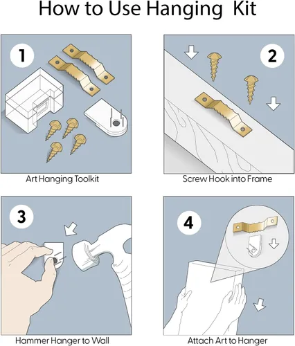 Vista 4 de wall26 3 Panel Canvas Wall Art Silver Birch Pictures Home Wall Decorations for Bedroom Living Room Paintings Canvas Prints Framed - 16"x24" x 3