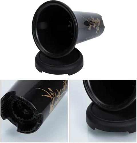 Vista 3 de Maceta de orquídea de estilo chino Macetas Cactus Bonsai Contenedor para Pothos Spider Orchid con bandeja Maceta de jardín