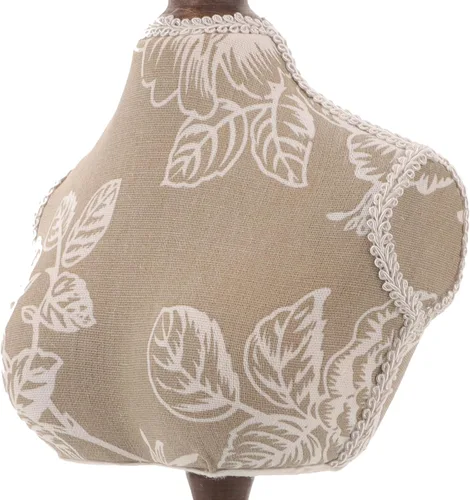 Vista 3 de DOITOOL Jewelry Display Holder Stand Necklace Display Mannequin Gray Pattern Jewelry Rack 17x36cm for Retail and Home