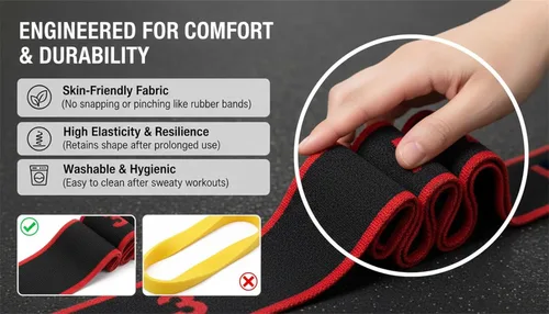 Vista 3 de S, Banda de Pilates, Banda de resistencia de pedal con mango, Bandas de ejercicios de resistencia, Correas de yoga para estiramiento, Ligas De