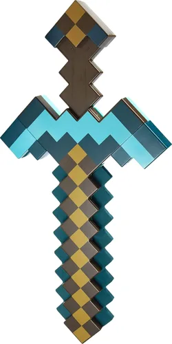 Vista 5 de Mattel Minecraft Transforming Diamond Sword & Pick-Axe