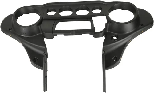 Vista 3 de XFMT Cubierta de velocímetro negra para motocicletas, carenado interior superior, compatible con Harley Electra Street Glide 2014-2023