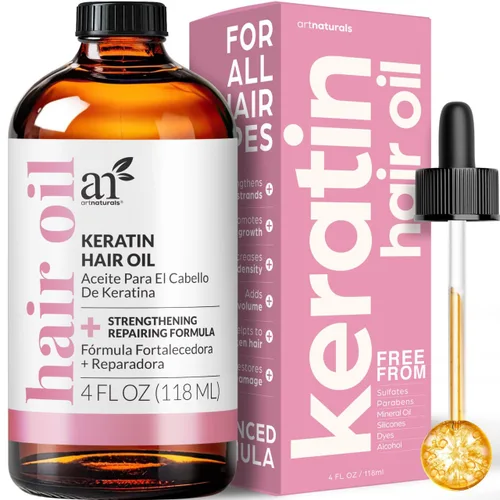 Vista 7 de artnaturals Aceite de colágeno para el cabello de biotina, 4.0 onzas, fórmula voluminizadora que promueve el crecimiento, reduce la pérdida