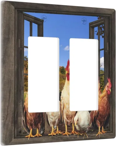 Vista 86 de Azulejos Negros Texturas Modernas Retro Marruecos 1 Gang Cubierta de Interruptor de Luz Sin Dispositivo Placa de Pared en Blanco Decorativa Placa