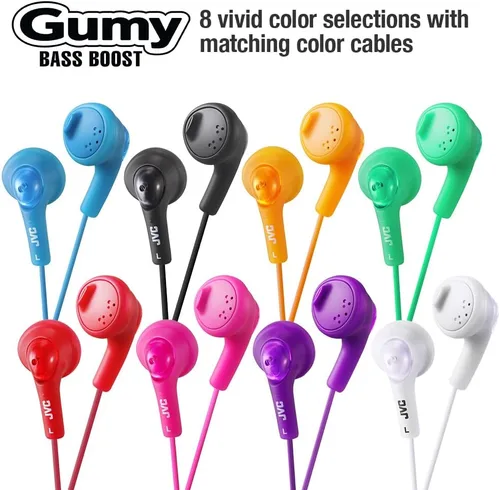 Vista 2 de JVC HAF160B Gumy Ear Bud. Audífonos intraurales color negro