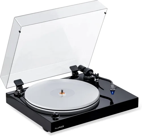Vista 11 de Fluance RT85 Tocadiscos de Vinilo de Alta Fidelidad de Referencia con Cartucho Ortofon 2M Blue, Plato Acrílico, Motor de Control de Velocidad