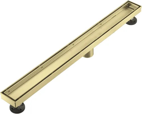 Vista 13 de AVSIILE Desagüe Lineal para Piso de Ducha, Oro Cepillado 12 Pulgadas Acero Inoxidable 304 Kit de Desagües de Baño, Desagüe de Zanja Rectangular