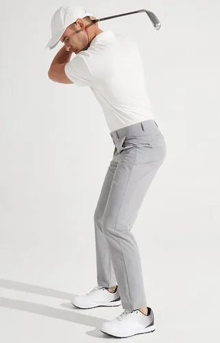 Vista 6 de Libin Pantalones de golf para hombre, elásticos, de 30 a 32 pulgadas, de secado rápido, ligeros, casuales, cómodos, con bolsillos