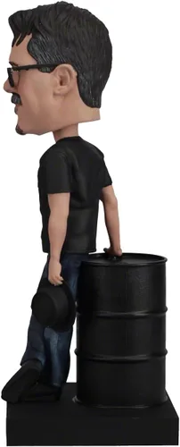 Vista 2 de Royal Bobbles Vince Gilligan Productor Ejecutivo y Director de la estatua de Bobblehead coleccionable de Breaking Bad de AMC