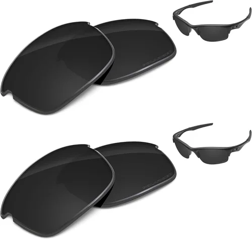 Vista 16 de Lentes de repuesto de rendimiento compatibles con Oakley Bottle Rocket OO9164 policarbonato polarizado grabado al aguafuerte, amarillo dorado Oro