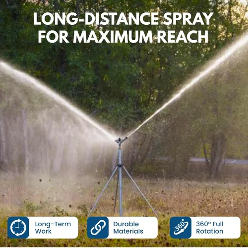 Vista 3 de Sime AMBOF Ambo - Rociador de impacto de círculo completo de 1-1/2 pulgadas con boquillas