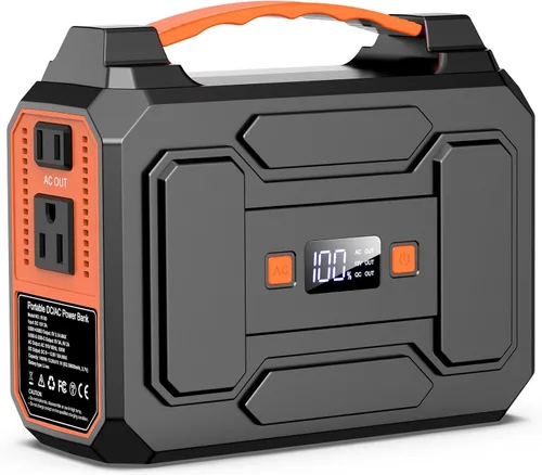 Vista 10 de Generador solar portátil de 200 W pico/100 W nominal, estación de energía solar portátil con paneles solares de 40 W, batería externa solar de 146