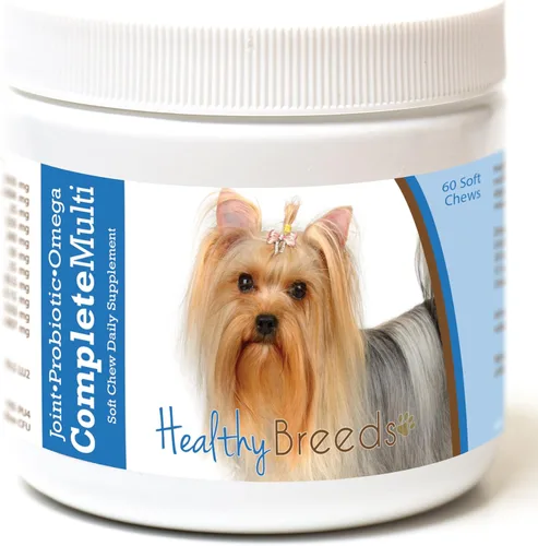 Vista 138 de Healthy Breeds Cavalier King Charles Spaniel - Multivitamínico todo en uno, completo con probióticos, glucosamina, condroitina y omegas, 60