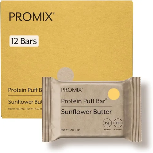 Vista 17 de ProMix Nutrition Barras de proteína de soplado - Paquete surtido - Pastel de cumpleaños, Snickerdoodle, Pan de plátano, Menta y chocolate - Delicia