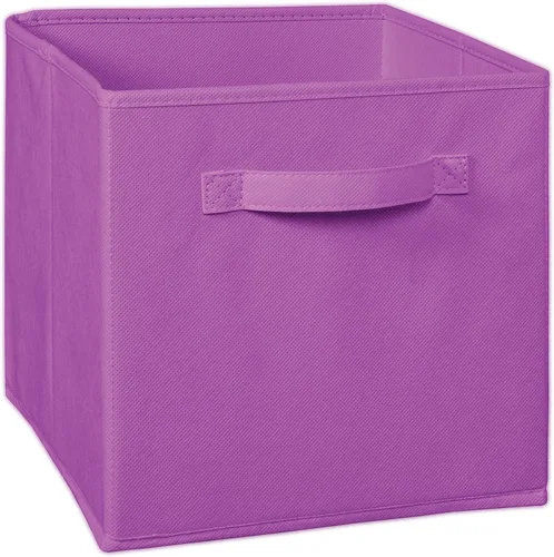 Cajón de tela cúbico ClosetMaid 11469, morado, empaque de 2