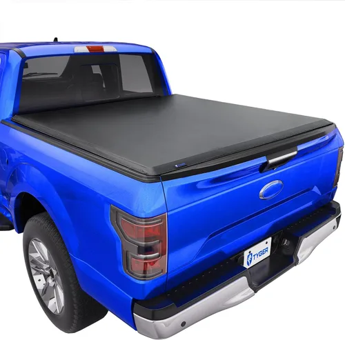 Vista 18 de Tyger Auto T1 - Cubierta tonneau suave y enrollable para caja de camioneta estándar de 5.5 pies (67 pulgadas) TG-BC1F9019