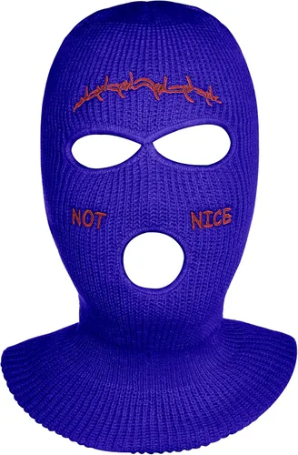 choyaxo 3 Hole Ski Mask Full Face Cover Knitted Balaclava for Men Women Winter Outdoor Sports
