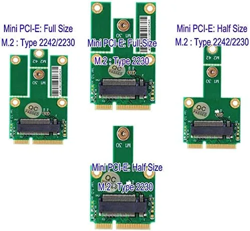 Vista 6 de M. 2 NGFF Key B a Mini PCI-E adaptador con ranura para tarjeta SIM para módulo a placa base Mini PCI-E