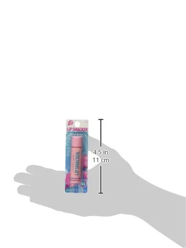 Vista 2 de Lip Smacker Bálsamo labial saborizado algodón de azúcar sabor transparente para niños hombres mujeres niños secos