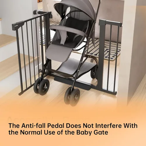 Vista 5 de 2 rampas de umbral, puerta de bebé, pedal de seguridad, juego de accesorios de puerta de plástico, triángulo de plástico, accesorios de refuerzo