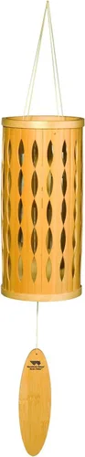 Woodstock Chimes Signature Collection, campanilla Aloha, diseños de decoración natural de 28 pulgadas, regalos costeros, campanillas de viento para