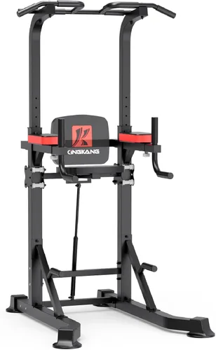 Vista 8 de K KiNGKANG Power Tower Dip Station, Multi-Function Assistive Trainer Pull Up for Home Gym Muscle Building and Beginner Exercises,Load 450LBS