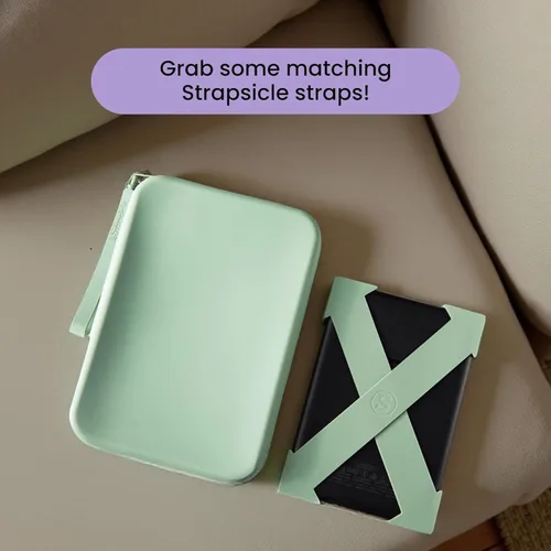 Vista 6 de Strapsicle Funda de silicona para Kindle y lectores electrónicos – Bolso multiusos para teléfono, billetera y llaves – Se ajusta a Paperwhite 2024