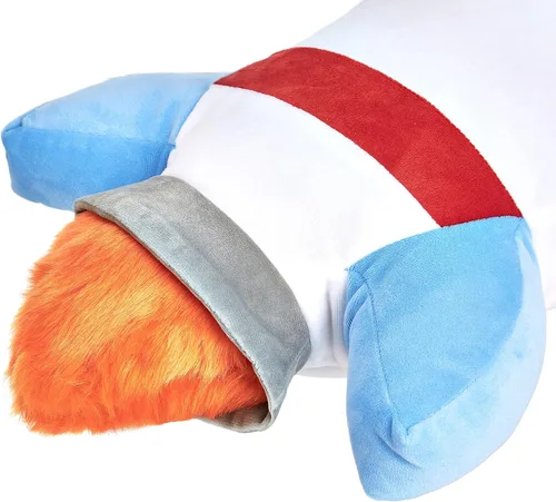 Vista 4 de Amazon Basics Decoración de habitación de niños, almohada decorativa de cohetes espaciales, nave espacial, poliéster, surtido, 16.5 x 4 pulgadas