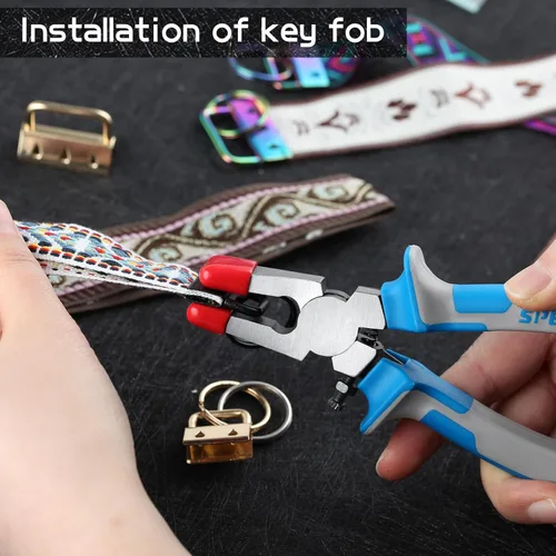 Vista 4 de SPEEDWOX Juego de alicates de corte de vidrio de 6" - Rompedor y corredor - Cortador de botellas y vidrieras