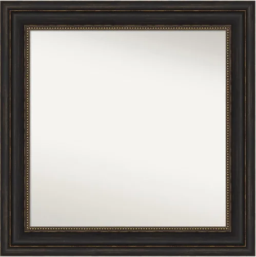 Vista 431 de Amanti Art Espejo de baño de bronce para sobre el fregadero, 30 x 48 pulgadas, espejo rectangular de bronce Ridge de bronce de gran tamaño, marco