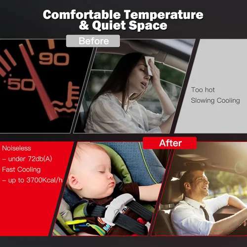 Vista 8 de cciyu Compresor de aire acondicionado 2004-2007 apto para Ch-evrolet Express 1500 2000-2013 para GMC Sierra 1500 reemplaza el compresor de CA