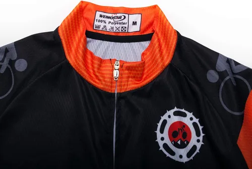 Vista 68 de Weimostar Hombre Ciclismo Jersey Manga Corta Bicicleta Ropa Multicolor Diamante