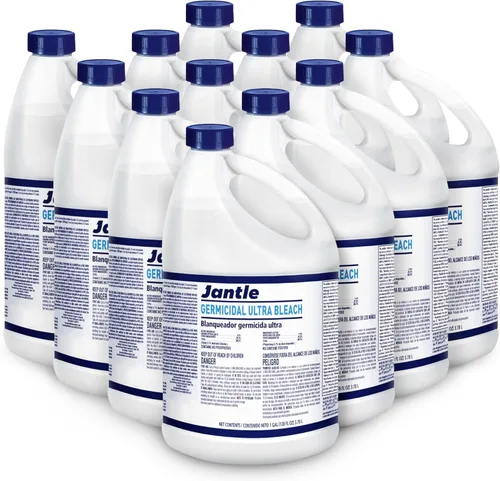 Vista 7 de Blanqueador, limpiador ultra germicida, desinfectante germicida líquido blanqueador para lavandería, limpia y elimina manchas difíciles, bacterias