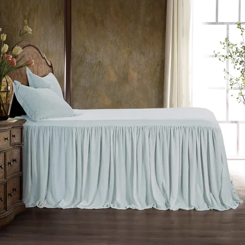 Vista 7 de HiEnd Accents Stella - Juego de colcha de terciopelo de seda sintética de 2 piezas con funda de almohada, tamaño individual, color marrón cobrizo