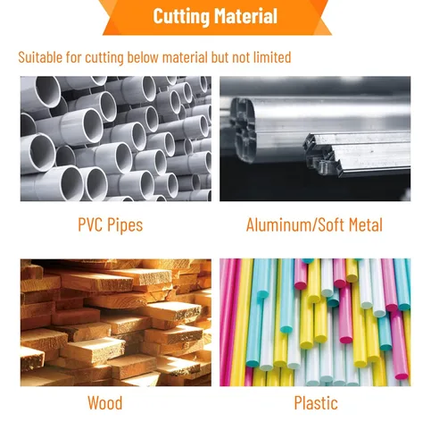 Vista 5 de Juego de ruedas de corte para taladros, herramienta rotativa, 8 hojas de sierra de taladro giratorio HSS, cuchillas de corte de disco de sierra