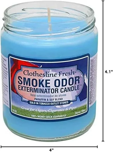 Vista 2 de Exterminator - Vela en tarro (aroma a humo)