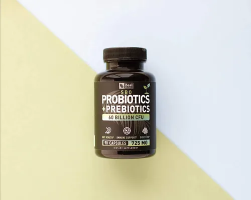 Vista 8 de Probióticos y prebióticos + probióticos SBO (60 mil millones de UFC 90 cápsulas) Probiótico Acidophilus con Saccharomyces Boulardii