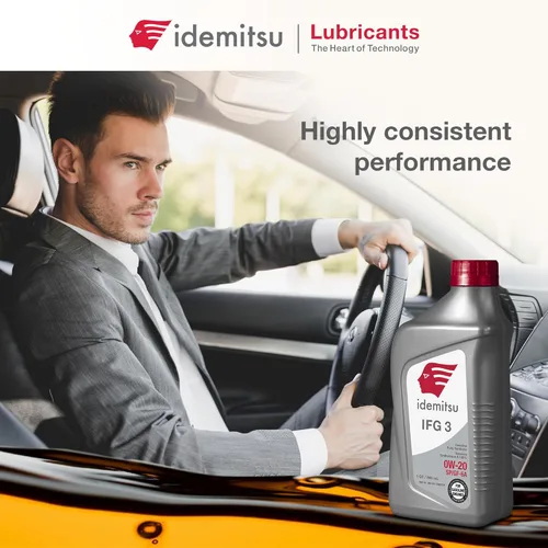 Vista 5 de Idemitsu IFG3 0W-20 SP/GF-6A Aceite de motor completamente sintético – 1 cuarto de galón Diseñado para una máxima eficiencia de combustible