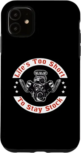 Vista 8 de iPhone 13 Pro Max Life es demasiado corta para mantenerse en stock - Drag Racing Muscle Car V8 Case