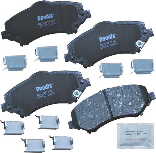 Vista 374 de Pastillas de freno delanteras semi-metálicas Bendix Priority1 CFM1774 para Ford Transit 2019-2017, Transit-150 2021-2015, Transit-250 2021-2015