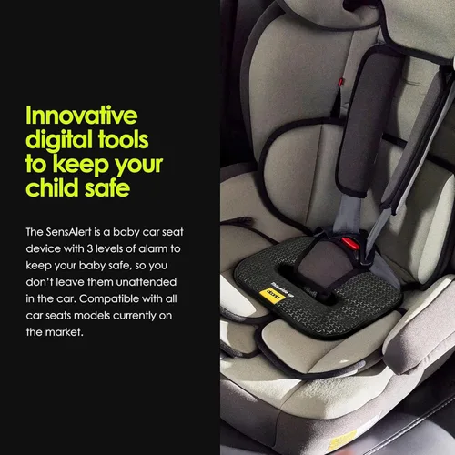 Vista 4 de Doona SensAlert - Alerta de asiento de coche para niños, compatible con asiento de automóvil y cochecito Doona