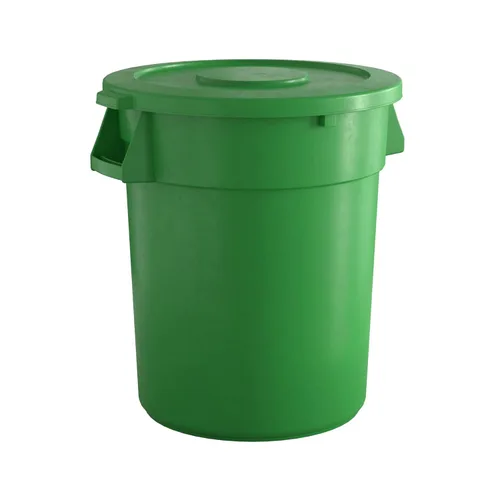 Vista 98 de Bote de basura comercial redondo de 20 galones en color negro