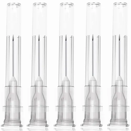 Vista 7 de Paquete de 100 herramientas de laboratorio dispensadoras de acero inoxidable de 16Ga 1 1/4 pulgadas, accesorios para laboratorios científicos