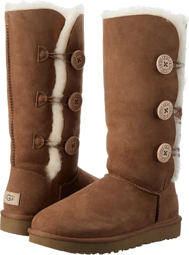 Vista 7 de UGG Bailey de la mujer botón trillizos II Piel de Oveja arranque