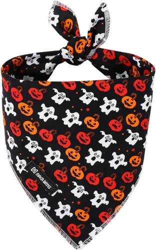 Vista 28 de MACA Bates - Pañuelo a cuadros para perro, diseño de cuadrícula, triangular, pañuelo de algodón suave, lindo, ajustable, para cachorros, regalo