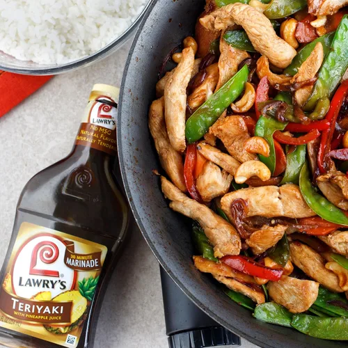 Vista 13 de Lawry's Teriyaki con adobo de jugo de piña, 12 fl oz
