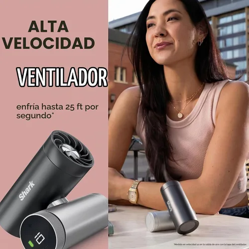 Vista 3 de Shark ChillPill FA022 - Ventilador 3 en 1, placa de refrigeración y Carbono