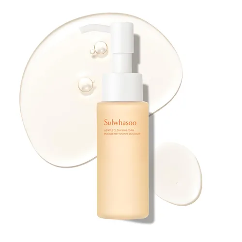 Sulwhasoo Gentle Cleansing Foam - Korean Face Wash for All Skin Types, Moisturizes & Rejuvenates, Removes Dirt & Impurities, Softens Skin, Hydrating
