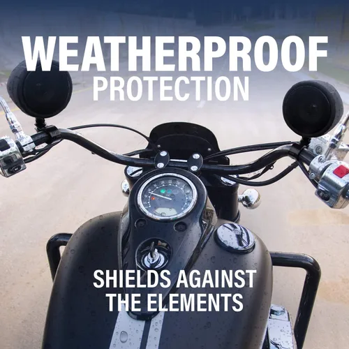 Vista 2 de BOSS Audio Systems MCBK420B Paquete de altavoces de 3 pulgadas para motocicleta y amplificador de 2 canales - Bluetooth, resistente a la intemperie